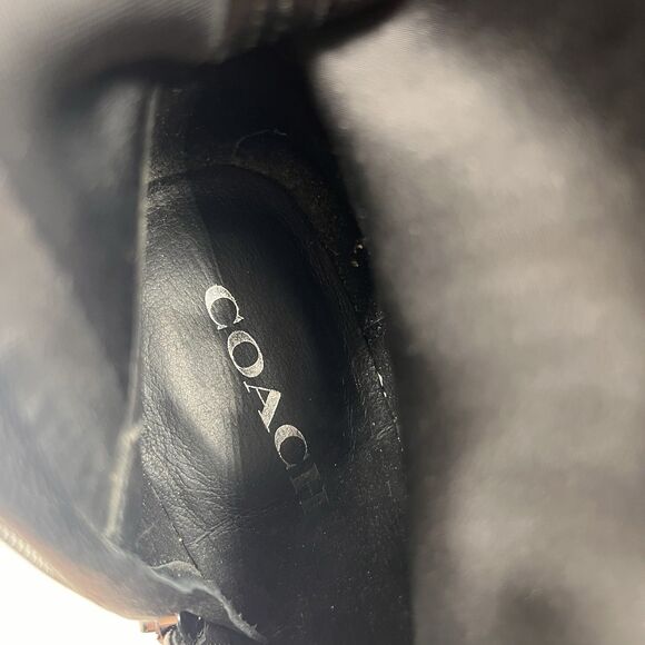 Coach Black Bond Bootie Heeled Size 10 - Picture 9 of 10